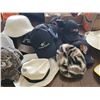 Image 1 : Hats Including Ball Caps, Fur, and Wool Styles, Lot of 10