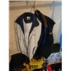 Image 3 : Lot: Closet Misc Men’s Clothing, Shoes, Umbrella, Crutch