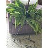 Image 3 : Electric Tabletop Water Fountain with Fern Decoration and Glass Basin