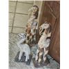 Image 2 : Three Carved Wooden Animal Figures on Bases