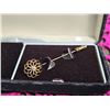 Image 4 : Triad Gold-Tone Jewellery Set with Pendant, Earrings, and Stick Pin