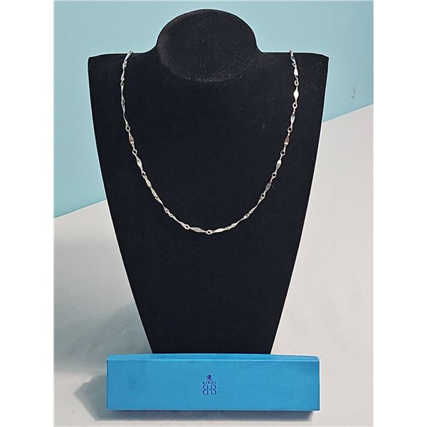 Birks Sterling Silver Necklace with Original Box