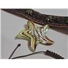 Image 3 : Costume Jewellery Lot: Bracelet, Ring, Pendant, Leather Wristband