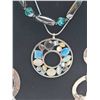 Image 3 : Silver Tone Necklaces with Owl Pendant and Statement Pieces