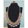 Image 4 : Silver Tone Chain Necklace With Glass Beads and Sterling Ring