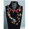 Image 1 : Statement Necklaces with Mixed Materials and Beaded Details