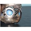 Image 6 : Sterling Silver Necklace and Filigree Ring with Blue Opal Stones