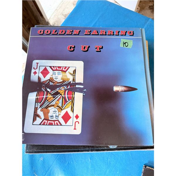 GOLDEN EARRING CUT PLAYING CARD ARTWORK VINYL RECORD