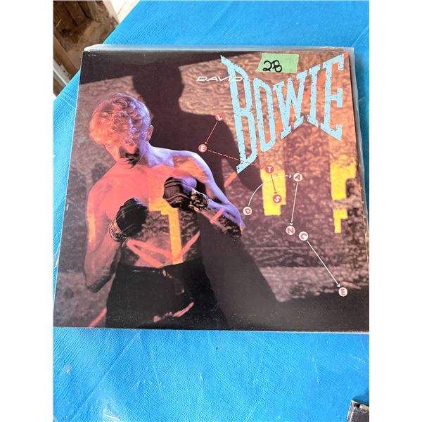 DAVID BOWIE LET'S DANCE VINYL RECORD