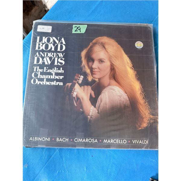 COLUMBIA MASTERWORKS LIONA BOYD / ANDREW DAVIS THE ENGLISH CHAMBER ORCHESTRA VINYL RECORD — image 30