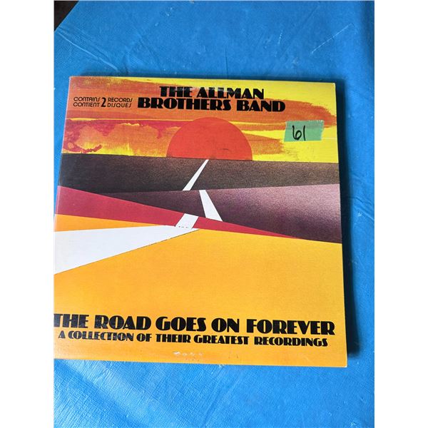 THE ALLMAN BROTHERS BAND THE ROAD GOES ON FOREVER 2 VINYL