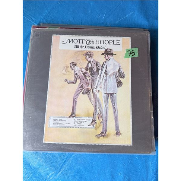 MOTT THE HOOPLE ALL THE YOUNG DUDES VINYL RECORD