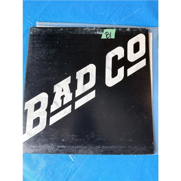 BAD CO VINYL RECORD