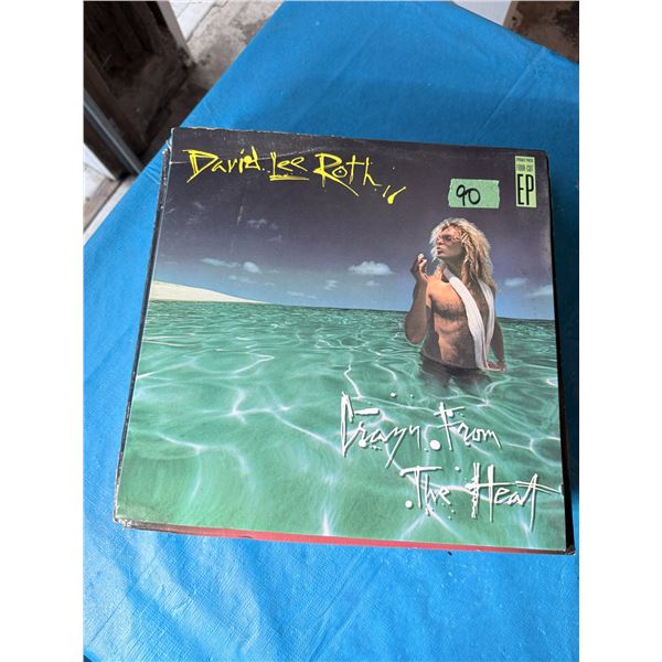 DAVID LEE ROTH CRAZY FROM THE HEAT VINYL RECORD