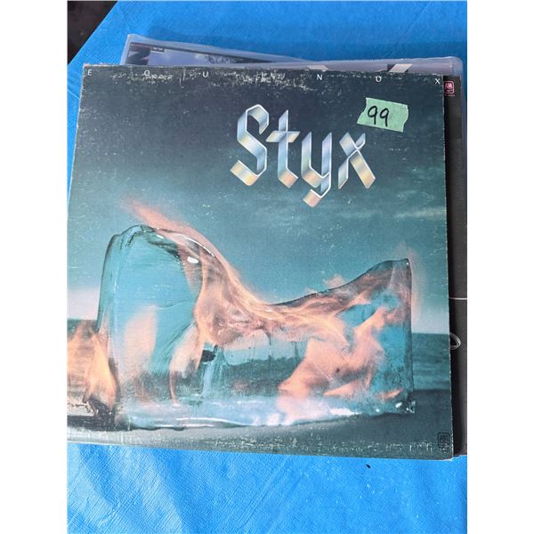 STYX A&M RECORDS LABEL VINYL RECORD