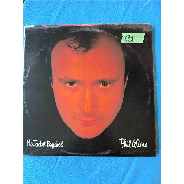 PHIL COLLINS NO JACKET REQUIRED VINYL RECORD