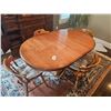 Image 1 : Pedestal Dining Table & Chairs  C