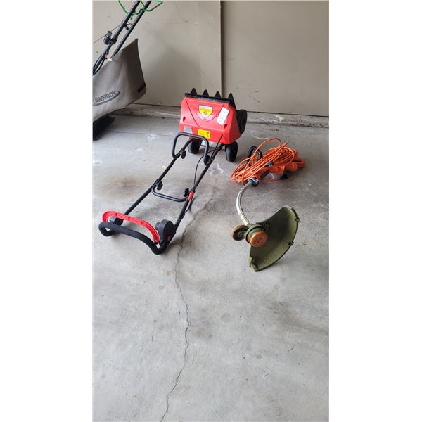 Snow Blower, Weedeater A