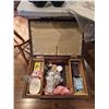Image 3 : Vintage Vinyl Sewing Stool B