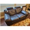 Image 1 : Leather Love Seat C