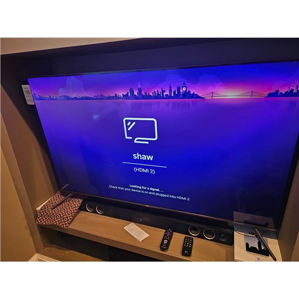 55" TCL TV & LG Sound System B