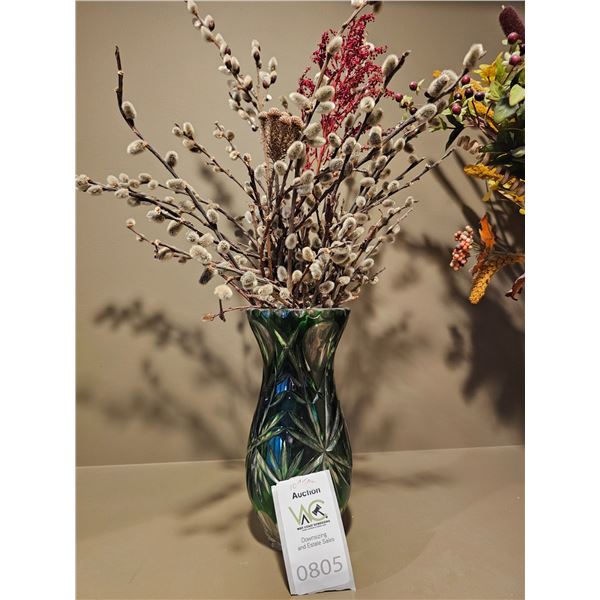 Crystal Vase & Arrangement A