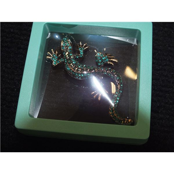 Gecko Brooch