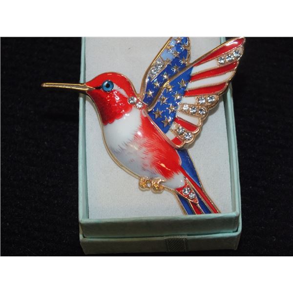 American Hummingbird Brooch
