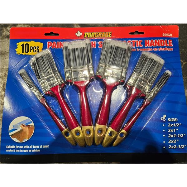 Prograde 10pc Paint Brush Set