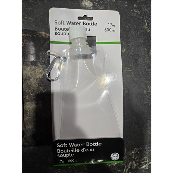 17oz Soft Water Bottle & 5 gal Water Jug Pump