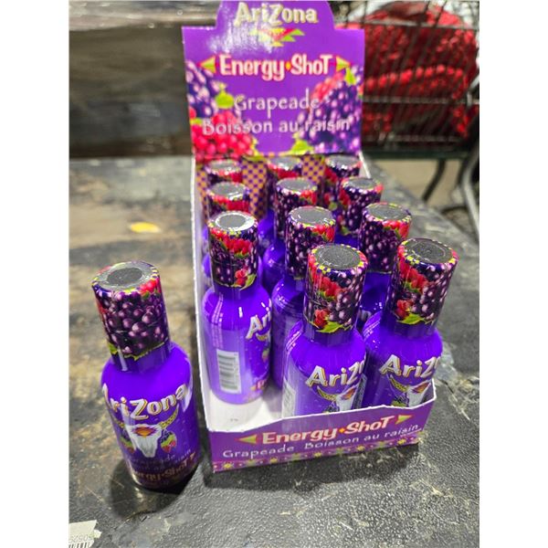 12 Pack Of Arizona Grape Energy Shots