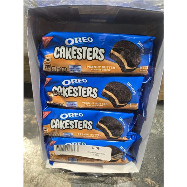 1 Pack Of 8 Peanut Butter Cakesters