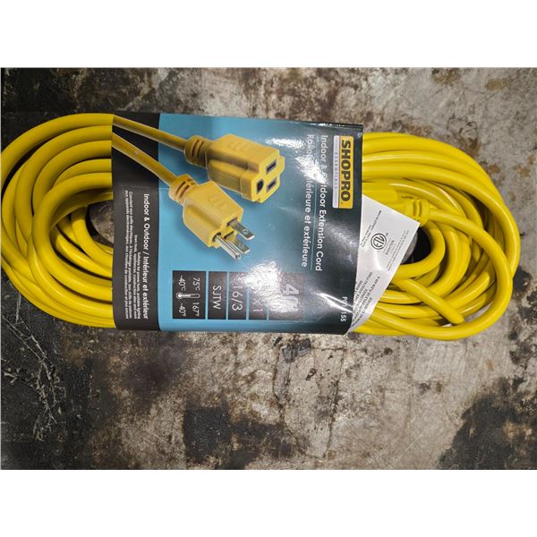 40ft Indoor / Outdoor Extension Cord