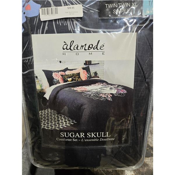 Twin Sugar Skull Comforter