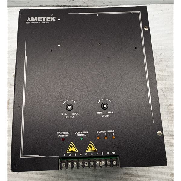 Ametek #2710027 Model ZF2-480-225-NC-01 Power Controller 480 VAC 3~PH 60HZ