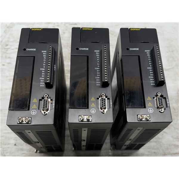 (3) Dorna #EPS-BS-0D75AA-1000 AC Servo Drivers