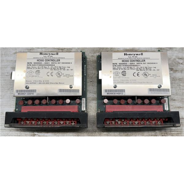 (2) Honeywell #900H03-0001 Digital Output Controllers