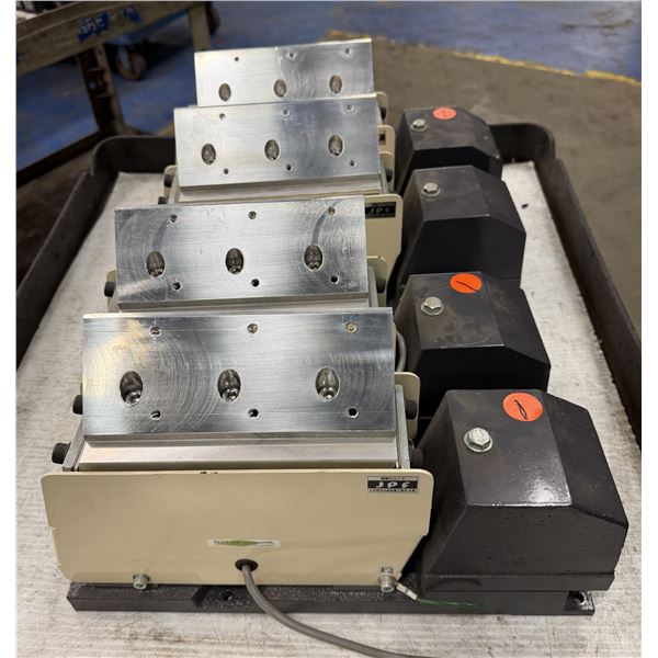 (4) Sanki #PEF-L250AG Piezo In-Line Feeders