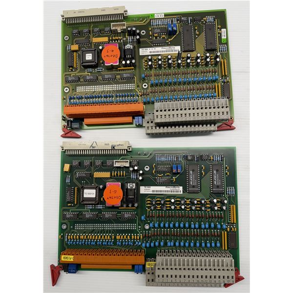 (2) Krauss Maffe #TE 500/5004652 Circuit Boards
