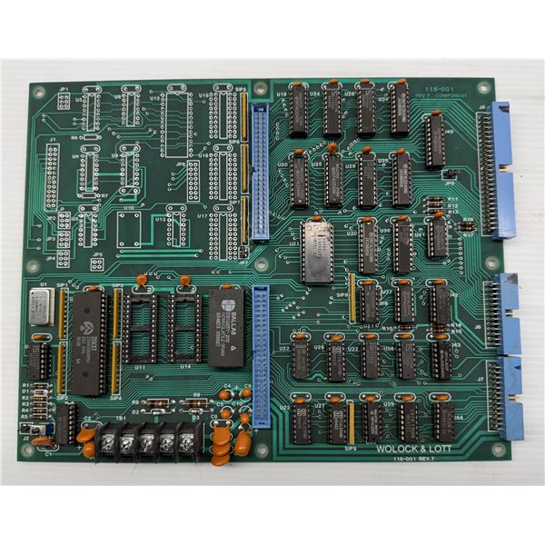 Wolock & Lott #118-001 REV. 7 PCB Circuit Board