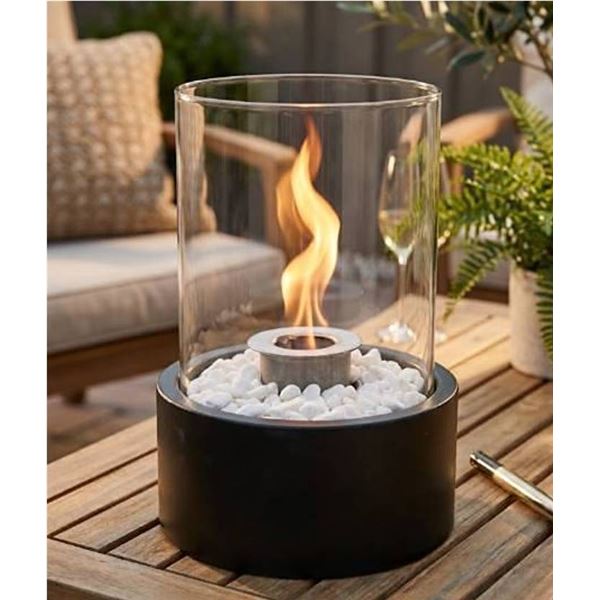 JHY Design Tabletop Fire Pit Extra Large Black