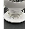 Image 3 : Woozoo Iris USA Oscillating Table Fan White No Remote