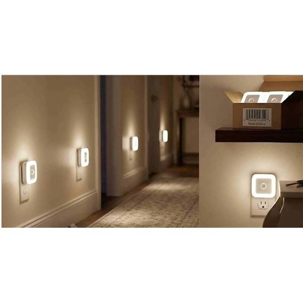 Pack of 6 Lyra LED Night Lights Cool White