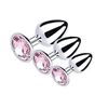 Image 1 : 3pcs Stainless Steel Jeweled Massager Set **Color May Vary**