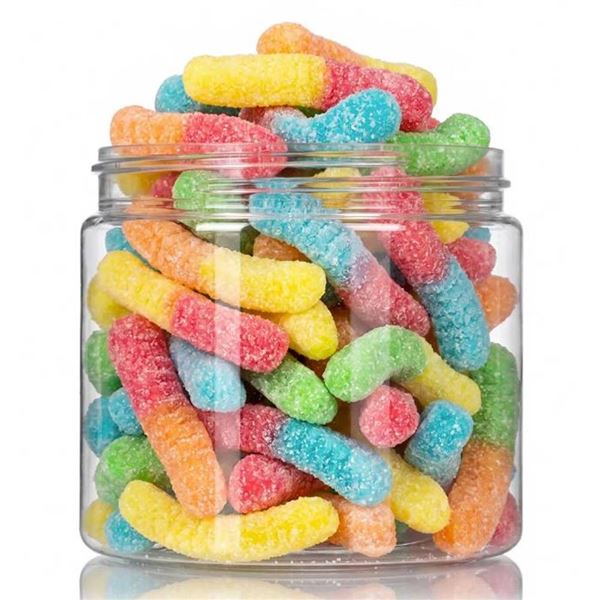 Case of 12 K Sour Worms 160g Bags Candy