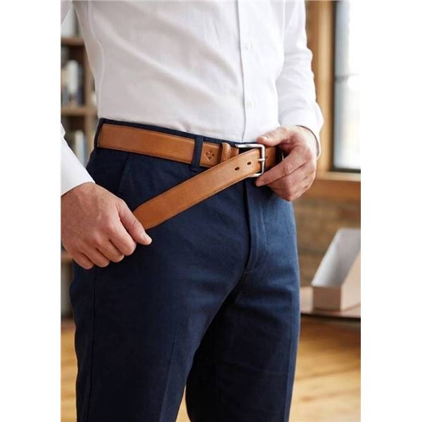 Vince Camuto Men's Leather Belt Size M/M 32-34