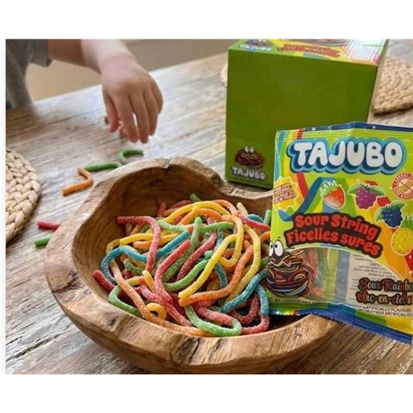 TAJUBO Sour Rainbow String 12 Packs x 80g