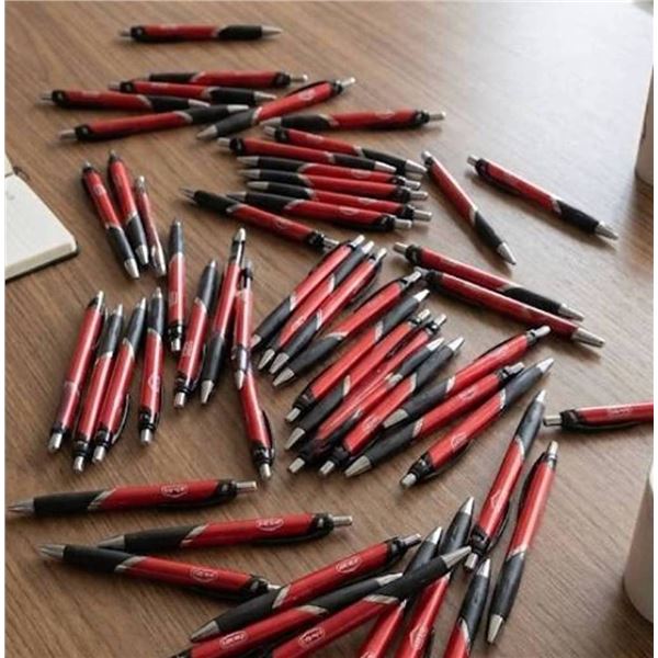 Bulk Pack Red and Black Retractable Ballpoint Pens