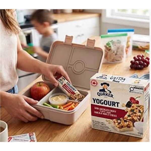 Quaker Yogourt Dark Chocolate Cherry Bars 5-Pack x 6