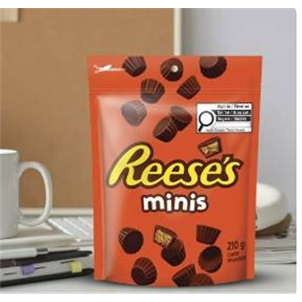Lot of 6 Reese's Minis 210g Bags